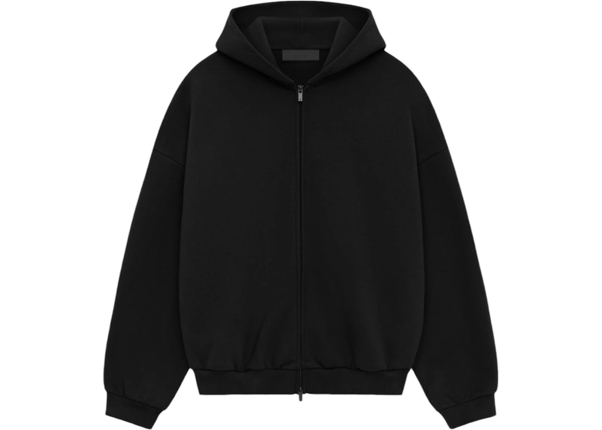 Fear of God Essentials Heavy Fleece Fullzip Hoodie Black