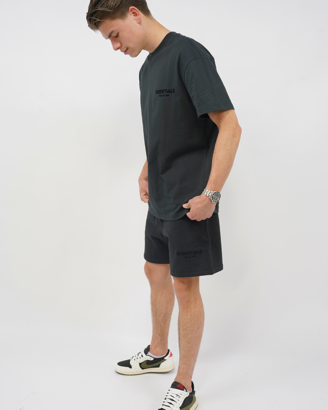 Fear of God Essentials Black Limo Summer set