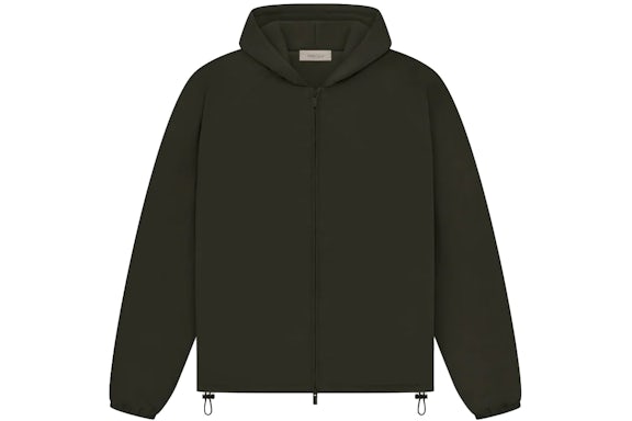 Fear of God Essentials SS23 Full Zip Jacket Off Black