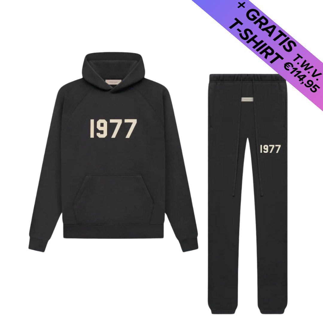 Fear of God Essentials 1977 Iron Black Full set