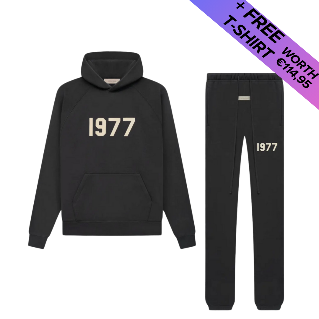 Fear of God Essentials 1977 Iron Black Full set