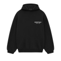 Fear of God Essentials FW24 Black White Hoodie
