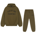 Fear of God Essentials FW24 Olive Full set