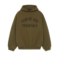 Fear of God Essentials FW24 Olive Hoodie