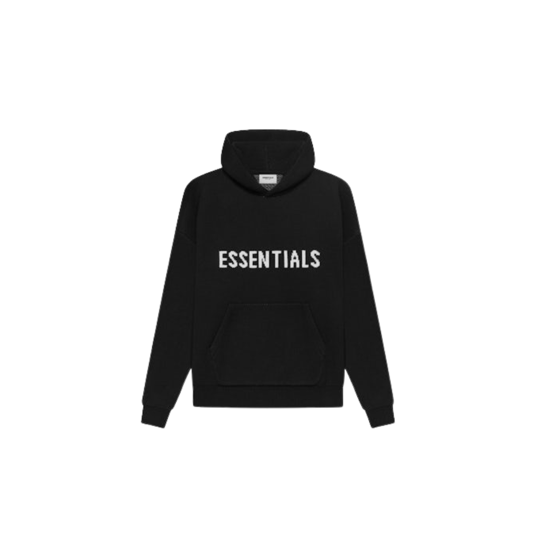 Fear of God Essentials Knit Pullover Hoodie (SS21) Black