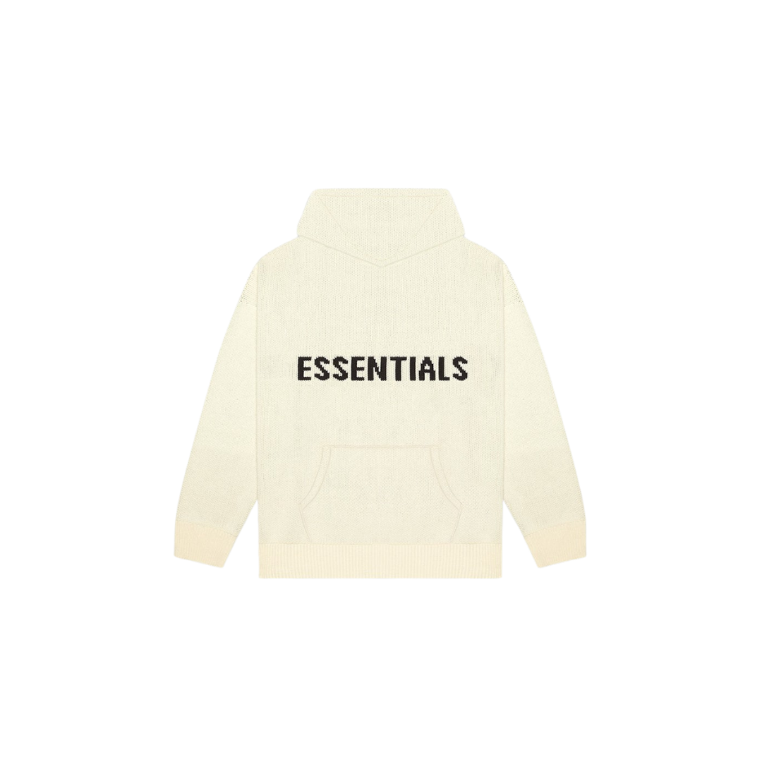 Fear of God Essentials Knit Hoodie (FW20) Cream