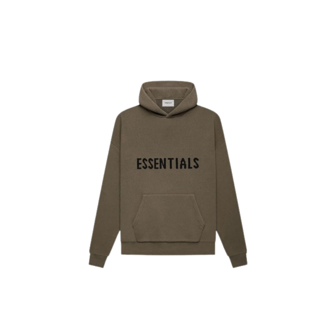 Fear of God Essentials Knit Pullover Hoodie Harvest