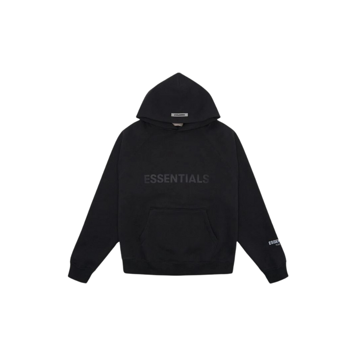 Fear of God Essentials Pullover Hoodie Applique Logo Black