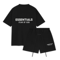 Fear of God Essentials SS25 Jet Black Summer Set