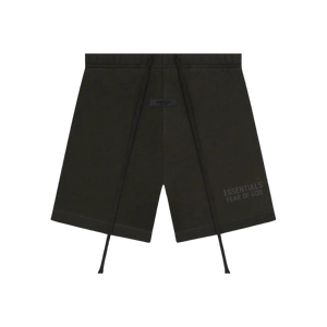 Fear of God Essentials Off Black Korte Broek