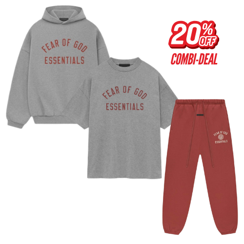 Fear of God Essentials Bundle Deal 20% (Hoodie, T-shirt, Lange broek)