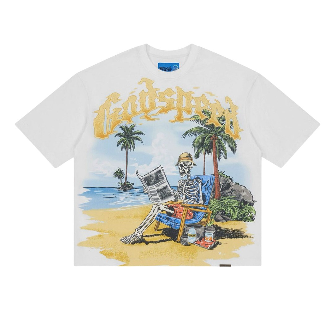 Godspeed Skeleton Beach II NG T-shirt White