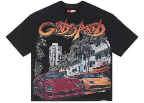 Godspeed South Beach Drive T-Shirt Black