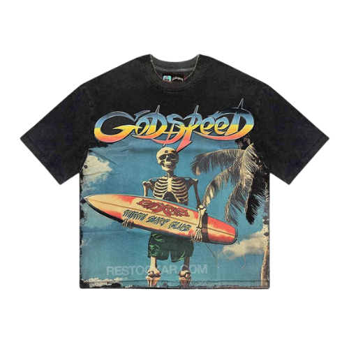 Godspeed Miami Surf Club Tee Black