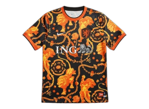 Nike x Patta Netherlands Academy Pro Lion Jersey Black/Orange