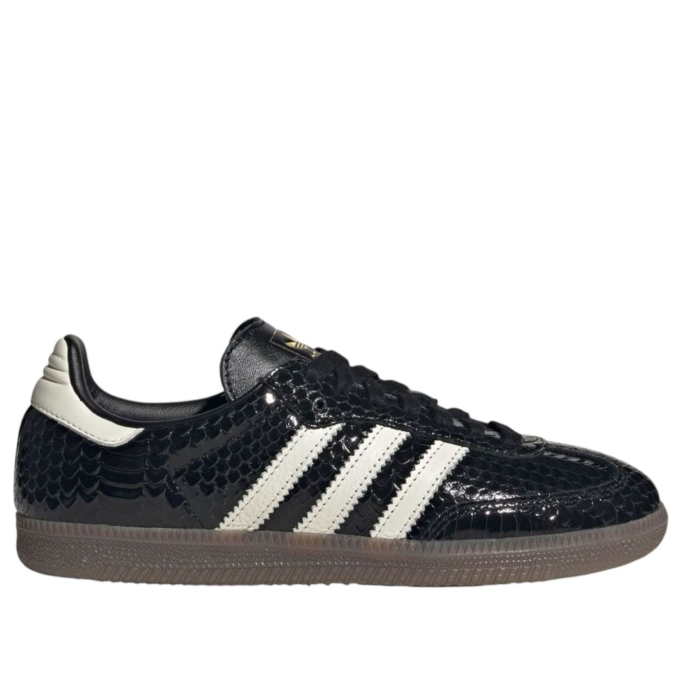 adidas Samba Patent Snakeskin Black Off White
