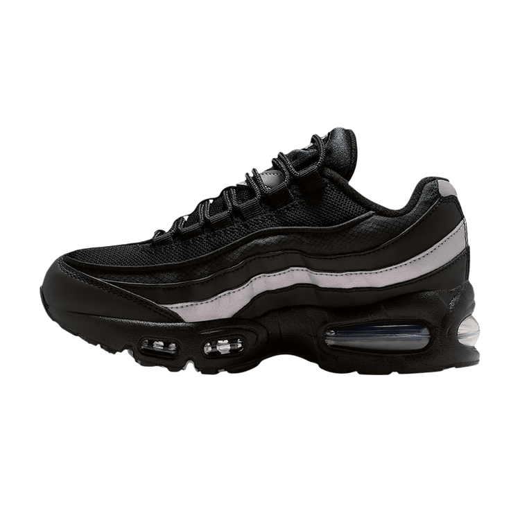 Nike Air Max 95 Black White Metallic Silver (GS)