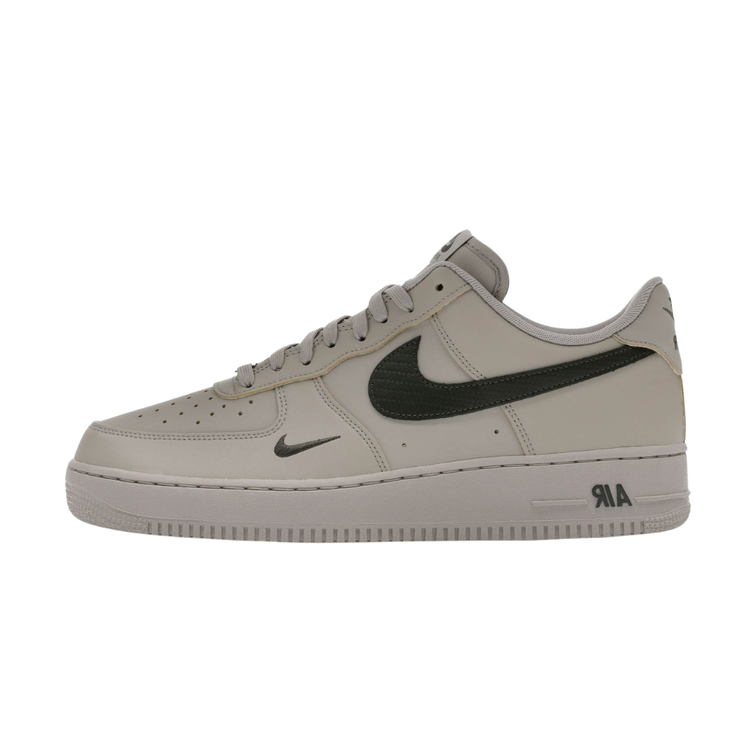 Nike Air Force 1 Low '07 Carbon Fiber Swoosh College Grey Newsprint