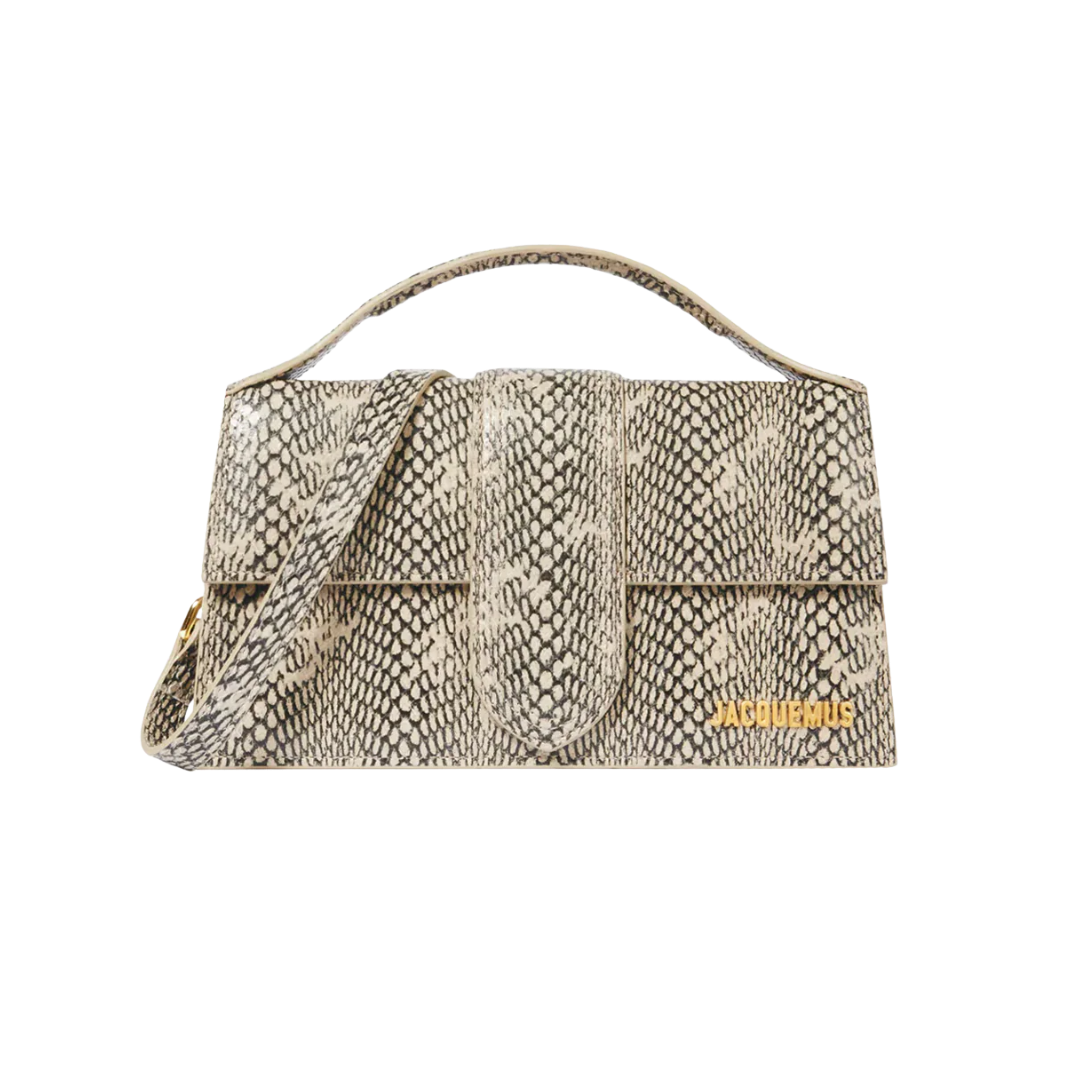 Jacquemus Le Grand Bambino Pitone chiaro