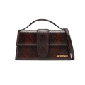 Jacquemus Le Grand Bambino Python dark
