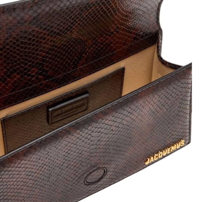 Jacquemus Le Grand Bambino Pitone scuro