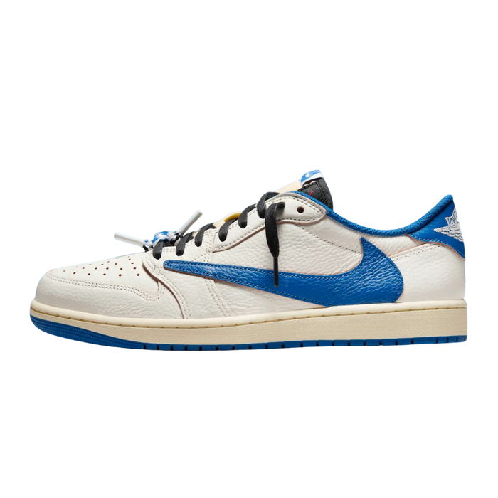 Jordan 1 Retro Low OG SP Fragment x Travis Scott Sail Military Blue