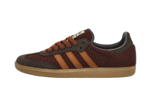 adidas Samba OG Houndstooth Aurora Coffee Burnt Sienna