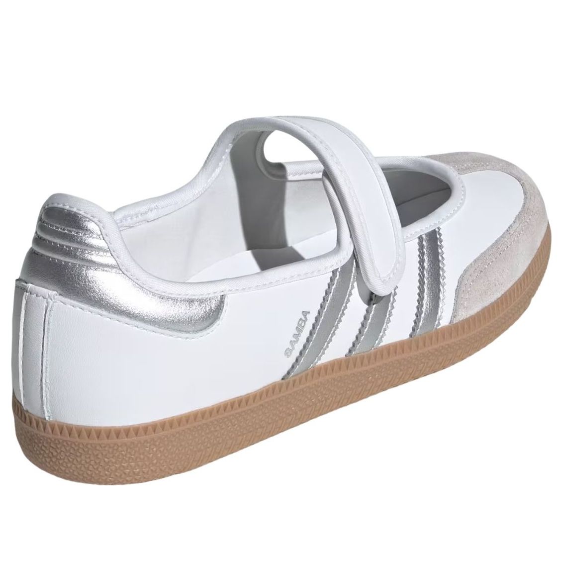 adidas Samba Jane White Silver Metallic
