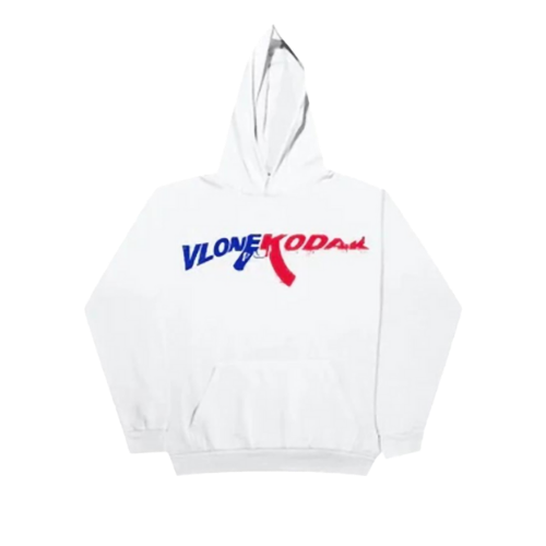 Kodak Black x Vlone 47 Hoodie White