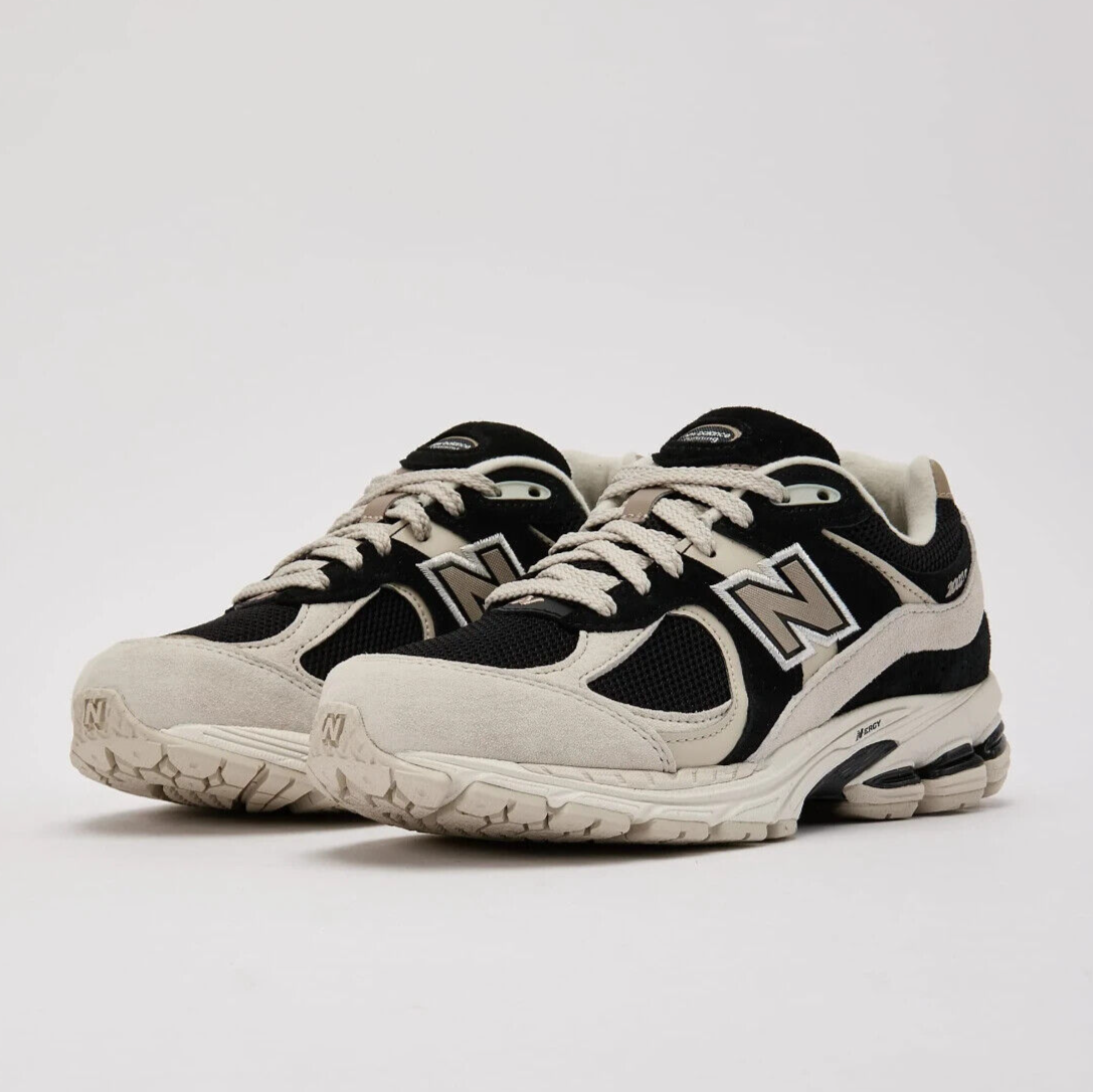 New Balance 2002R Black Beige Tan