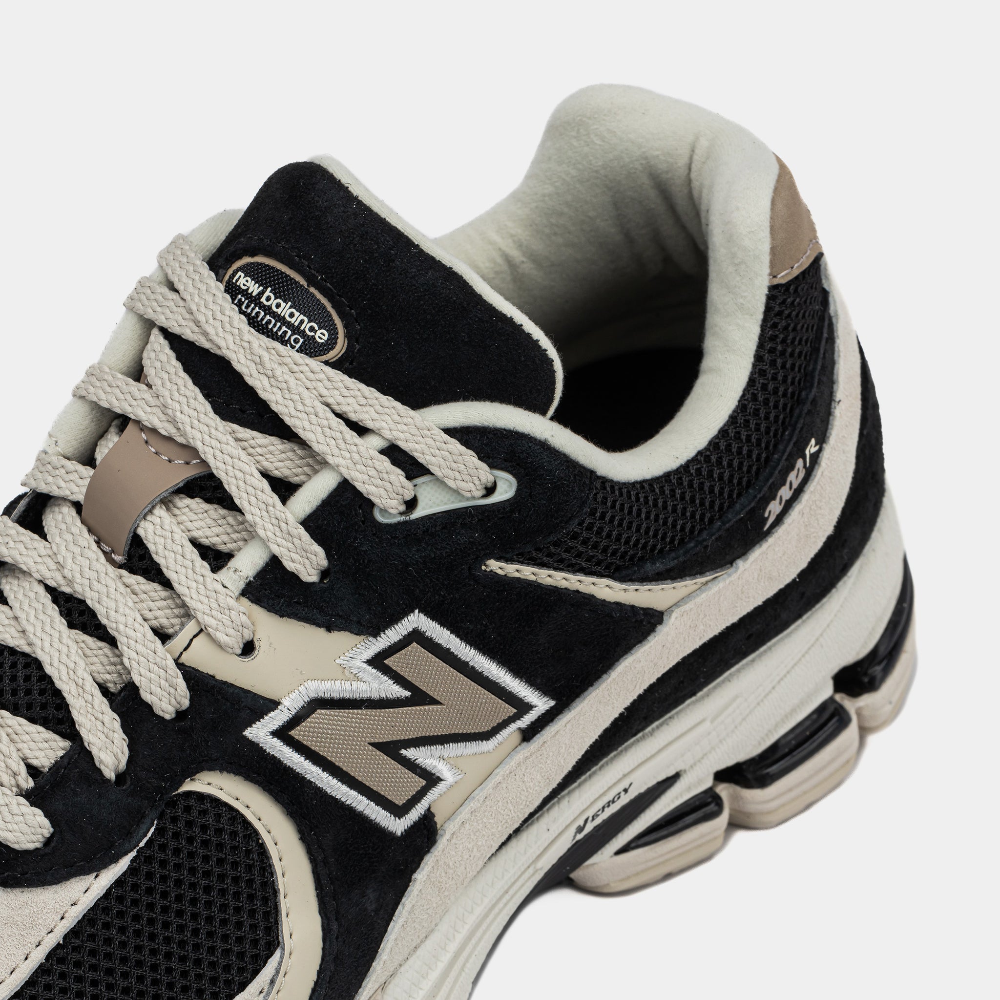 New Balance 2002R Black Beige Tan