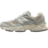 New Balance 9060 Lone Star Grey Stonewar zijaanzicht, grijs wollook en beige mesh met crèmekleurige chunky zool