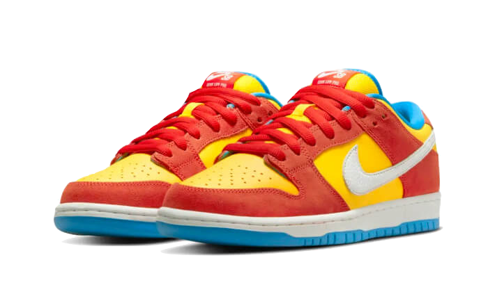 SB Dunk Low Pro Habanero Red (Bart Simpson) - BQ6817-602