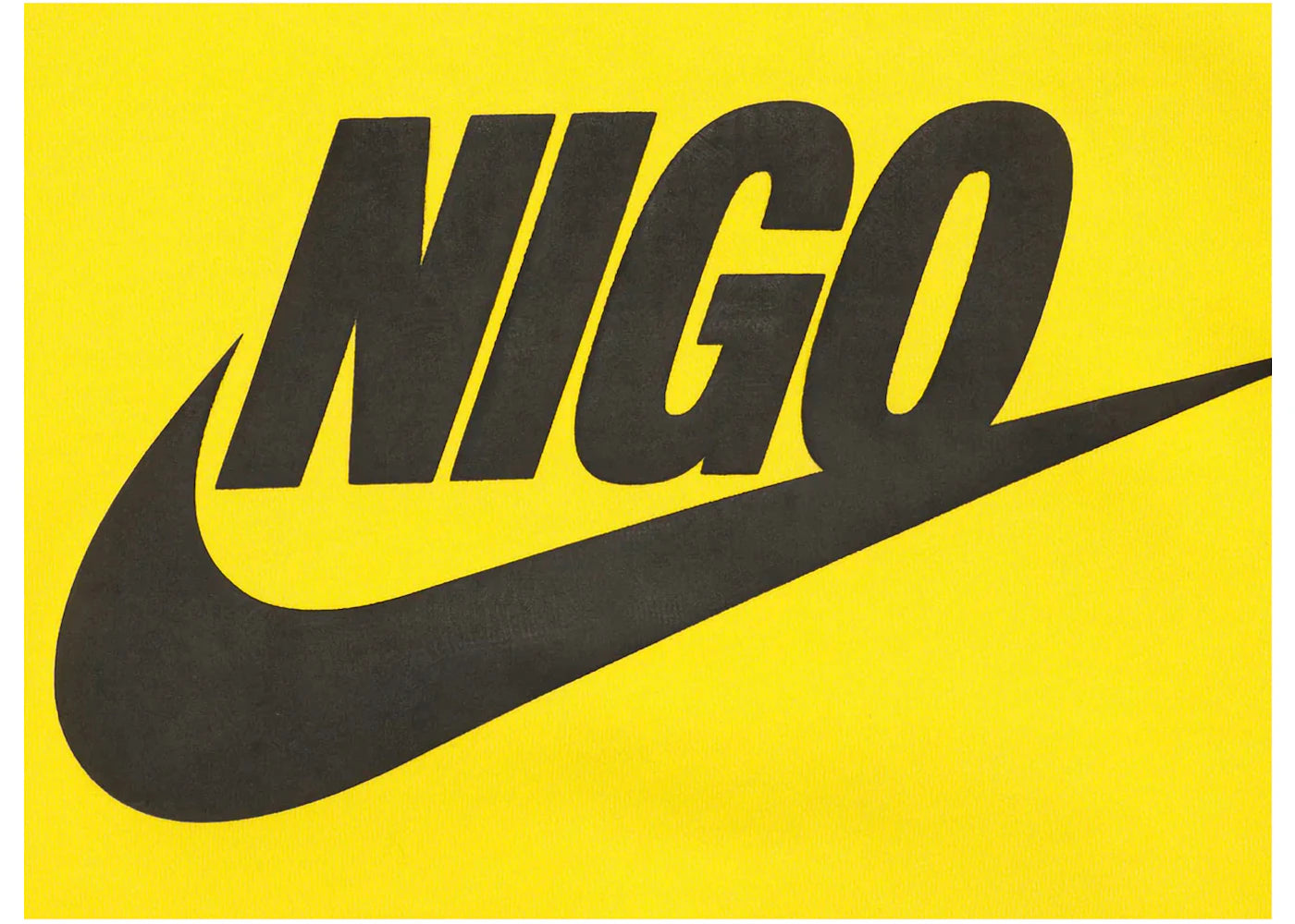 Nike x Nigo NRG Fleece Crew Sweatshirt Yellow