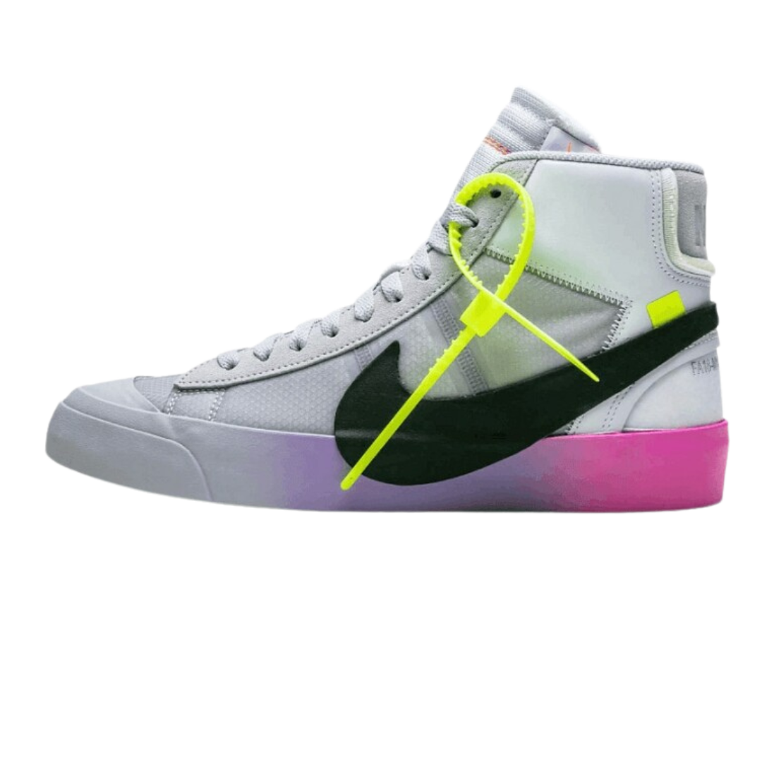 Nike Blazer Mid Off-White Wolf Grey Serena Queen