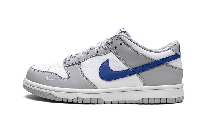 Nike Dunk Low Mini Swoosh Wolf Gray Game Royal