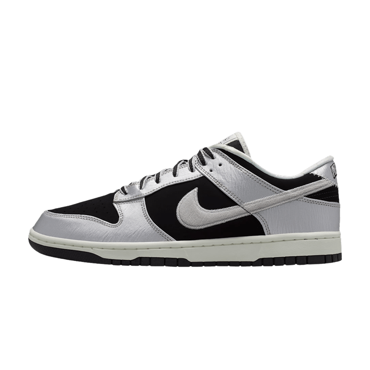 Nike Dunk Low Retro Starter Jacket Metallic Silver Black
