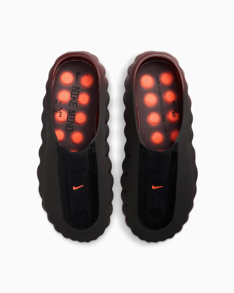 Nike Mind 001 Flyknit Slide Bronze Eclipse Total Orange