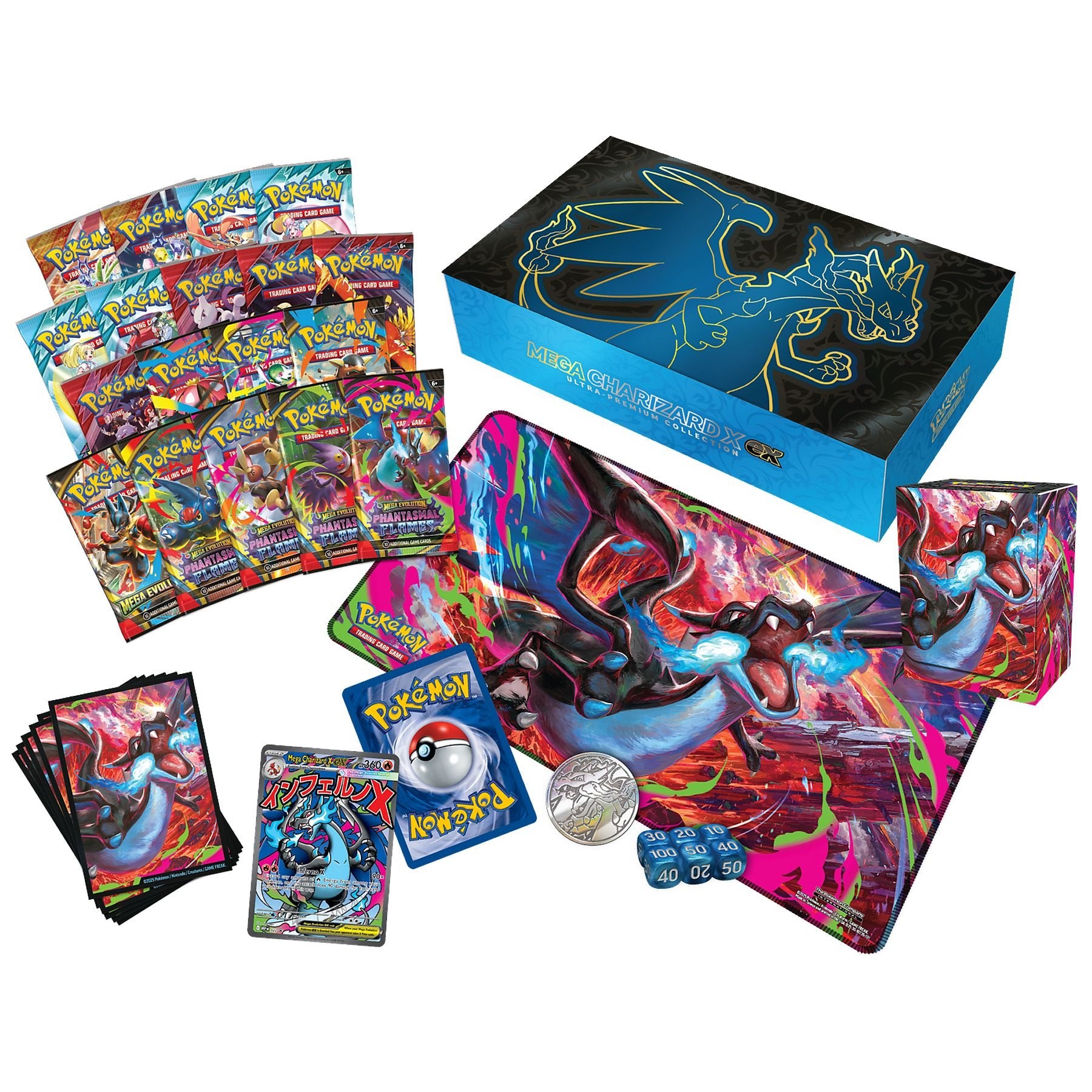 Pokémon Mega Evolution Charizard X ex Ultra-Premium Collection