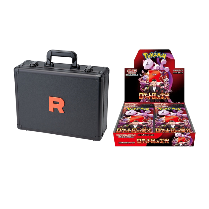 Pokémon Scarlet & Violet Glory of the Rocket Team Attache Case Set (Met Booster Box)