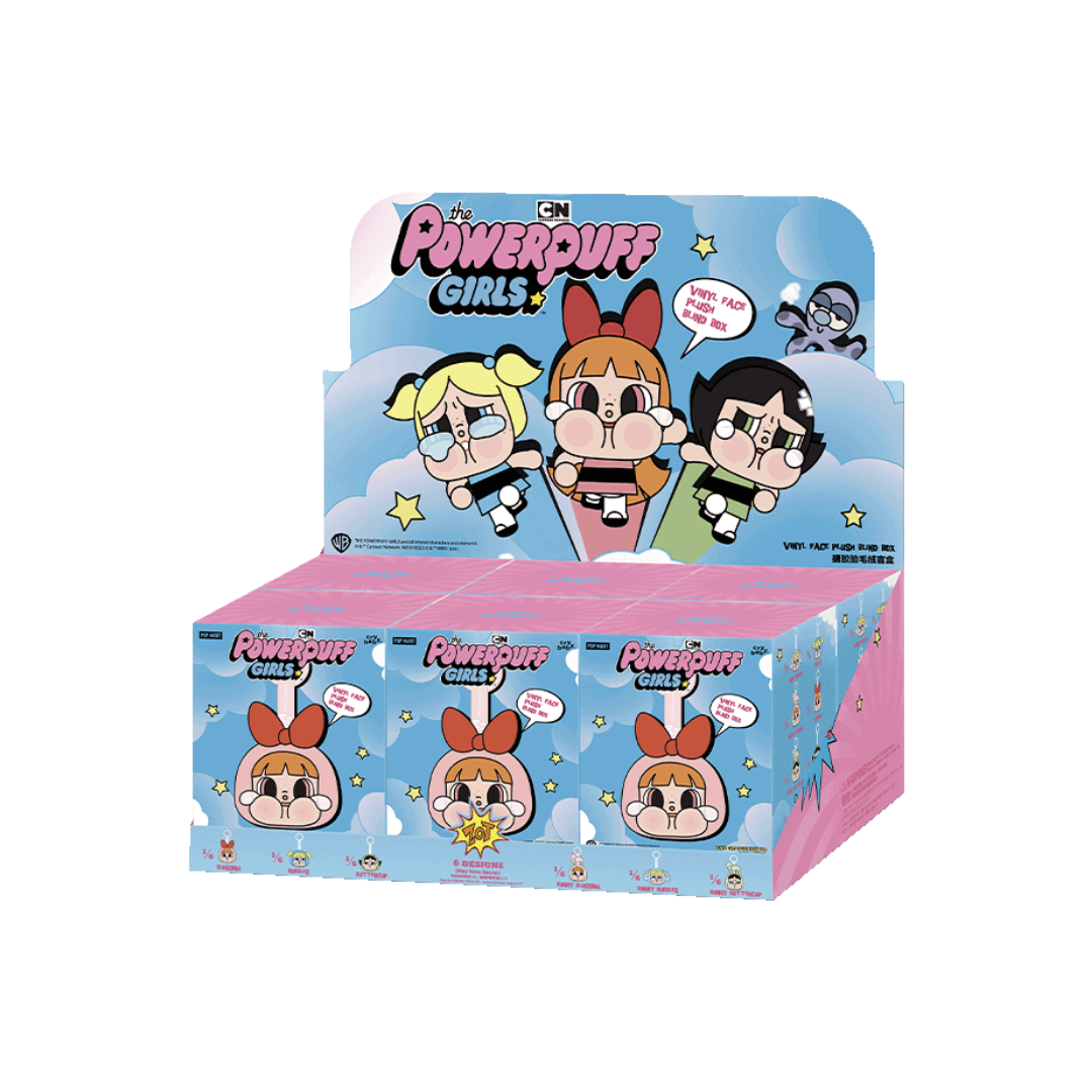 Pop Mart CryBaby x Powerpuff Girls Series Vinyl Face Plush Sealed Case