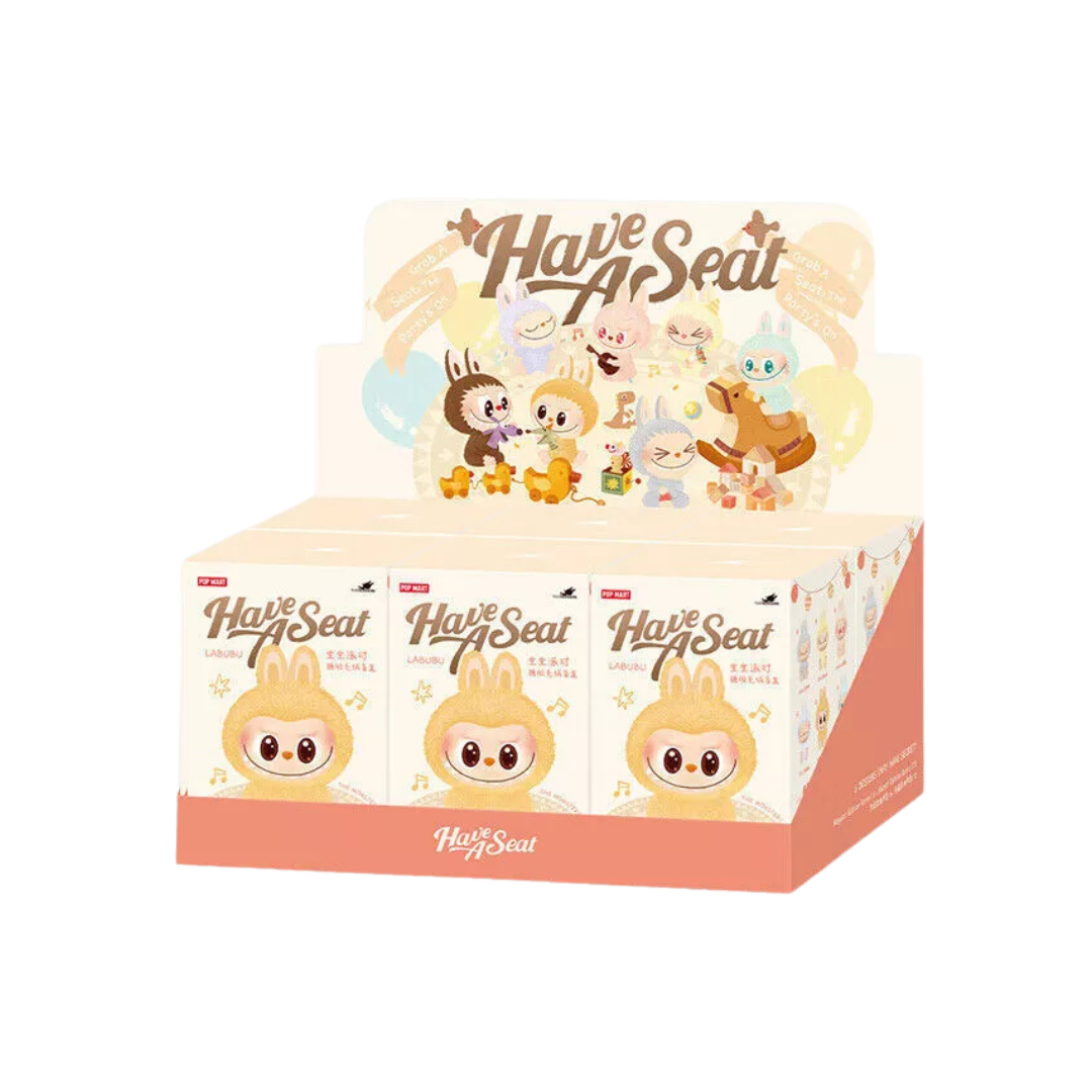 Pop Mart THE MONSTERS Labubu - Have a Seat Vinyl Plush Blind Box