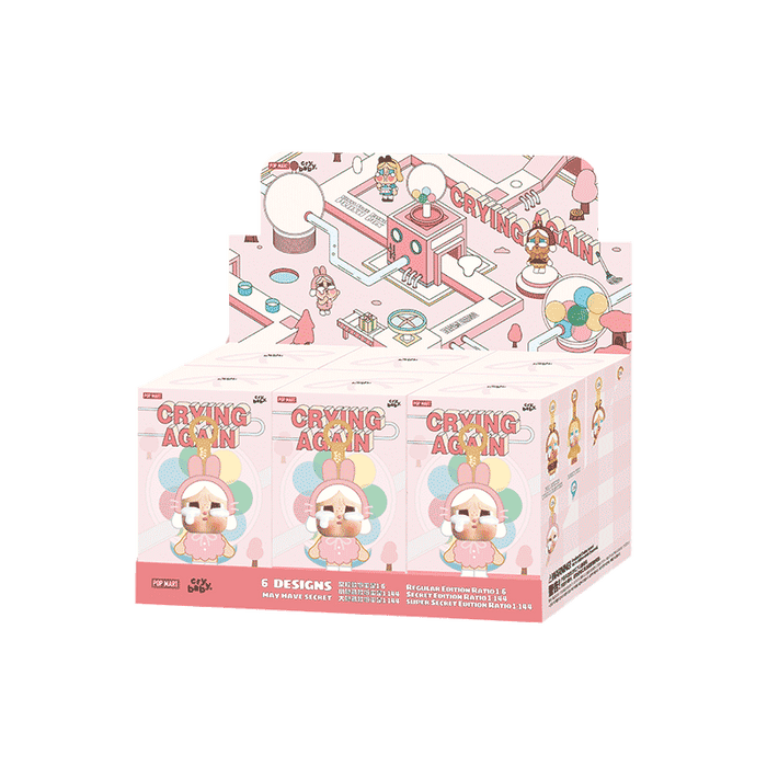Pop Mart CRYBABY Crying Again Series-Vinyl Face Plush Blind Box