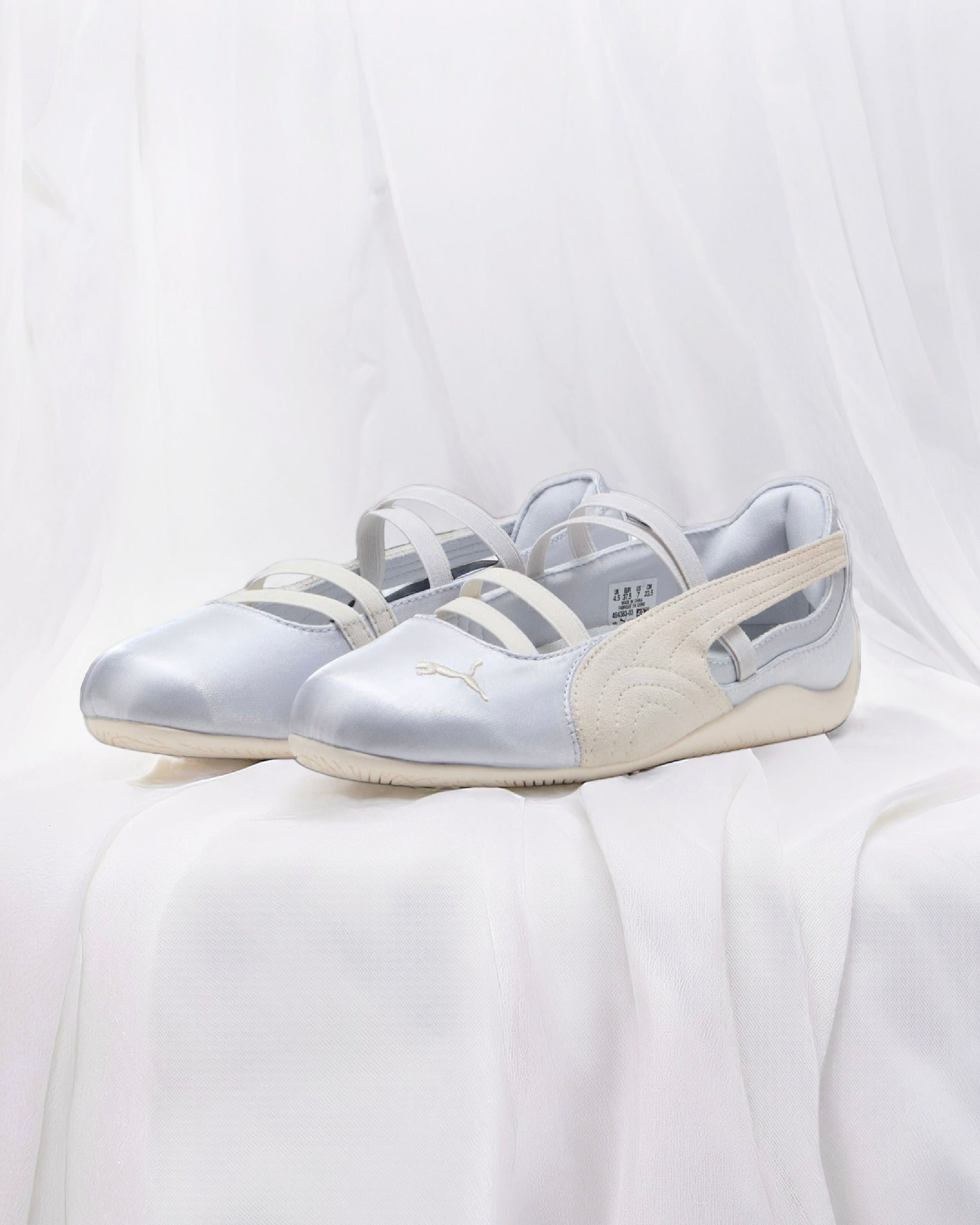 Puma Speedcat Ballet Silver Mist Warm White Satin (404383-03