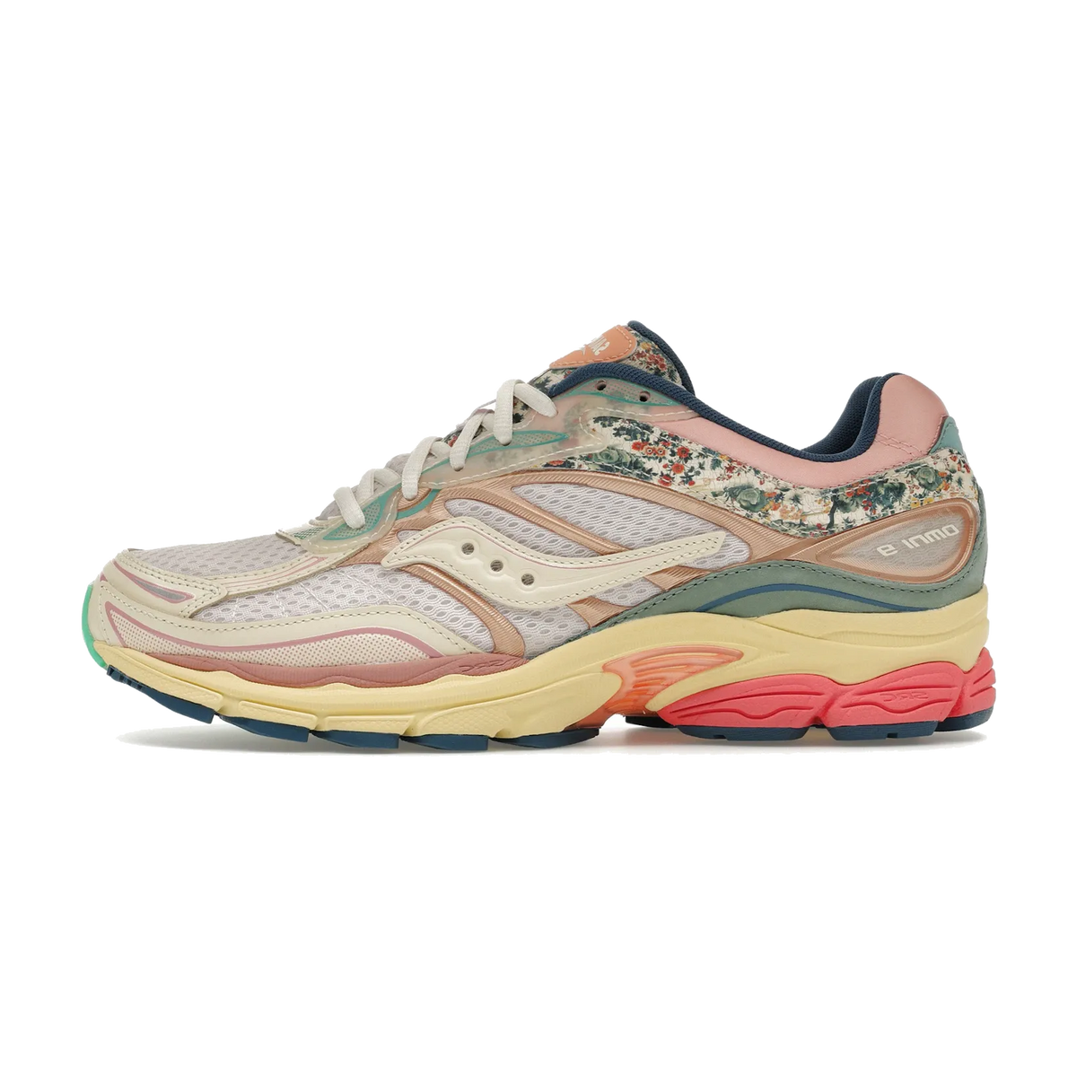 Saucony ProGrid Omni 9 Floral Beige Blue