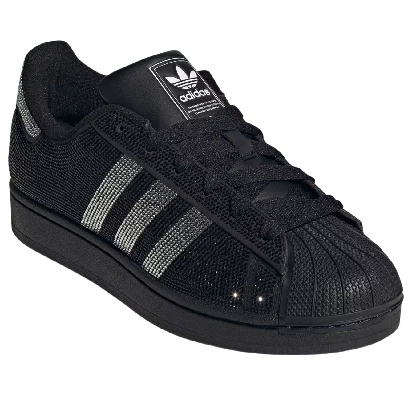 adidas Superstar II Rhinestone Black Silver