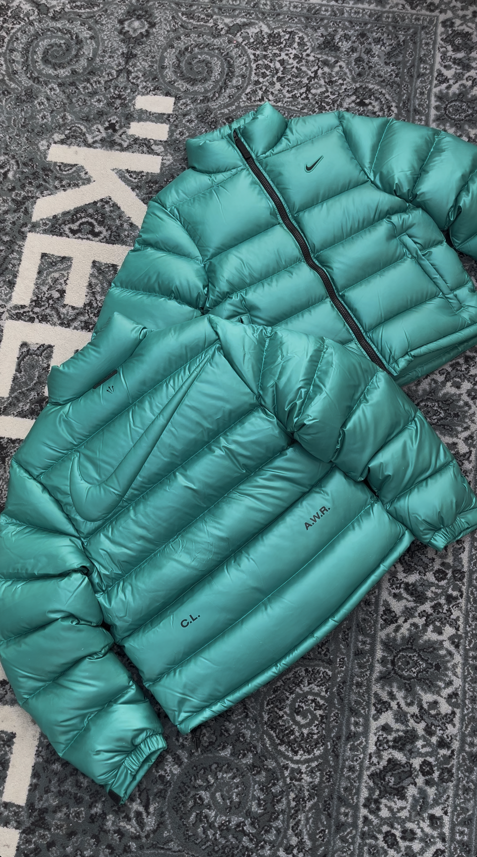 nike nocta puffer jacket blue