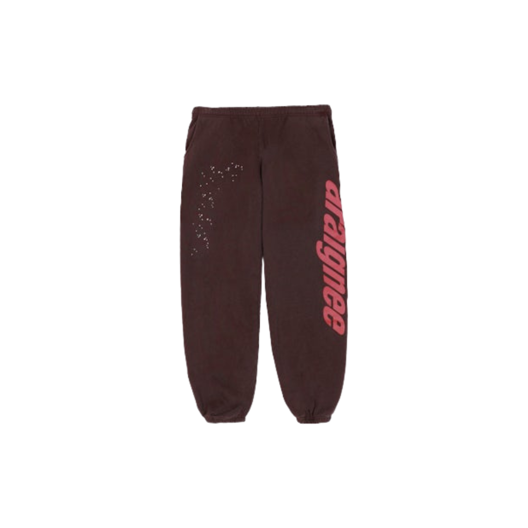 Sp5der Araignee Sweatpants Brown