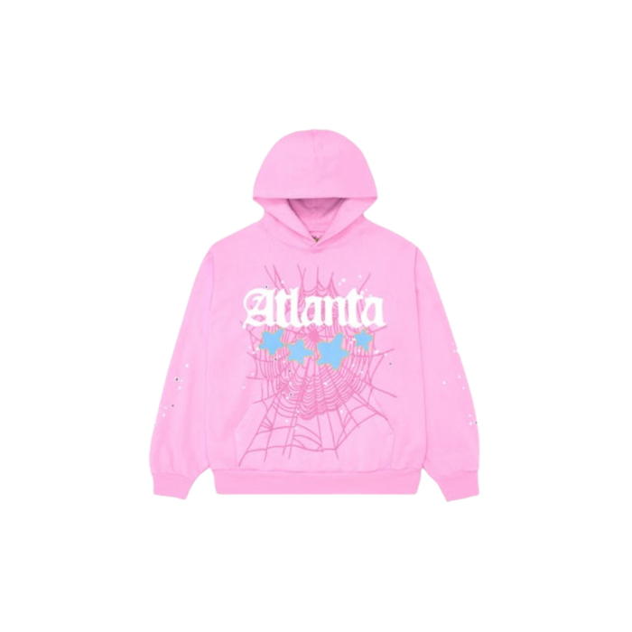 Sp5der Atlanta Hoodie Pink