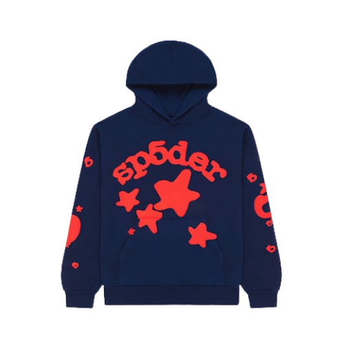 Sp5der Beluga Hoodie Navy